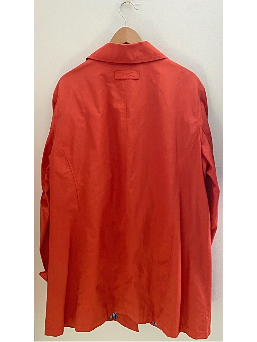 Liz Claiborne Orange Raincoat Trench Jacket Size 2X - Picture 4 of 5